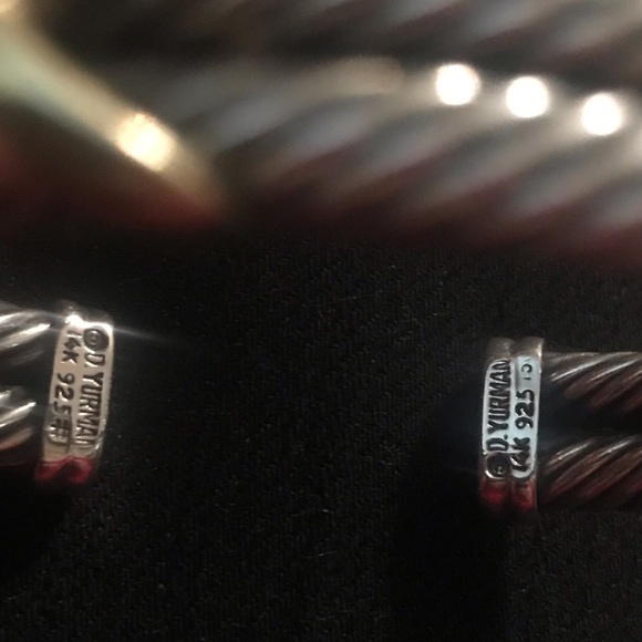 Authentic David Yurman Double Cable Bracelet - Picture 4 of 4